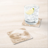 Regency Botanical Engraving Wedding Rechteckiger Pappuntersetzer (Vor Ort)