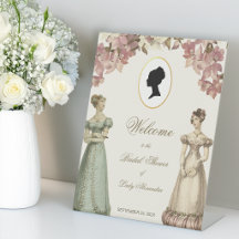 Regency-Brautjungfernparty-Willkommen Vintage-Rosa