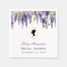 Regency Brautparty Vintag Wisteria Floral