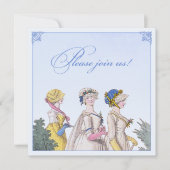 Regency Bridesmaids Luncheon Custom Einladungen (Vorderseite)