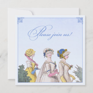 Regency Bridesmaids Luncheon Custom Einladungen