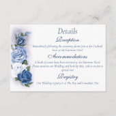 Regency Bridgerton Blue Rose Cameo Begleitkarte (Vorderseite)