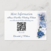 Regency Bridgerton Blue Rose Cameo Begleitkarte (Rückseite)