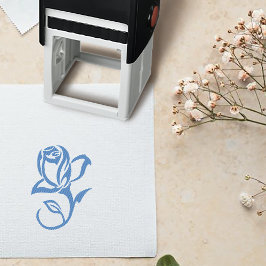 Regency Bridgerton Blue Rose Cameo Permastempel