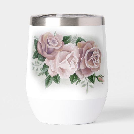 Regency Bridgerton Pink Roses Cameo (Rückseite)