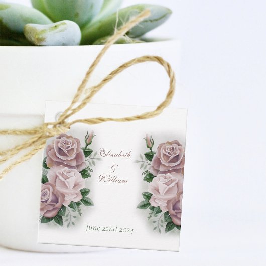 Regency Bridgerton Pink Roses Cameo Geschenkanhänger