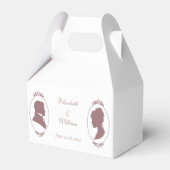 Regency Bridgerton Pink Roses Cameo Geschenkschachtel (Vorderseite)