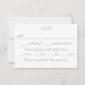 Regency Bridgerton Pink Roses Cameo RSVP Karte (Vorderseite)