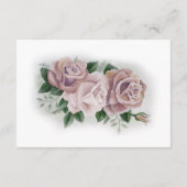 Regency Bridgerton Pink Roses Cameos Begleitkarte (Rückseite)