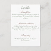 Regency Bridgerton Pink Roses Cameos Begleitkarte (Vorderseite)