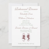 Regency Bridgerton Pink Roses Cameos Einladung (Vorderseite)