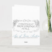 Regency Children Santa Claus Weihnachtskarte Feiertagskarte (Rückseite)