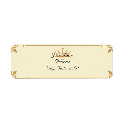 Regency Crown in Gold und Elfenbein (Vorne)