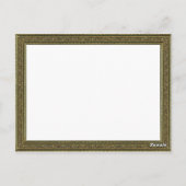 Regency Dinner Dress Postkarte (Rückseite)