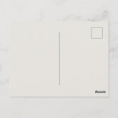 Regency Epistolary Dark Academia Correspondence  Postkarte (Rückseite)