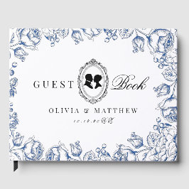 Regency-Epoche Blaue Blumenehe Gästebuch