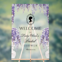 Regency-Epoche Flieder Floral Brautparty