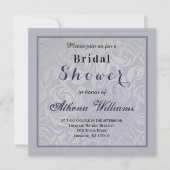 Regency Era Lavender Bridal Dusche Einladung (Vorderseite)