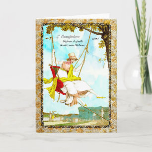 Regency Fashion 1800 greeting card Karte