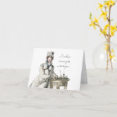 Regency Fashion bedeutet, Mitteilungskarten zu sch (Gelbe Blume)