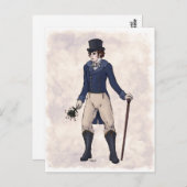 Regency Fashion - Gentleman #1 - Postcard Postkarte (Vorne/Hinten)