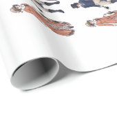 Regency Fashion Jane Austen Geschenkpapier (Rolleneckpunkt)