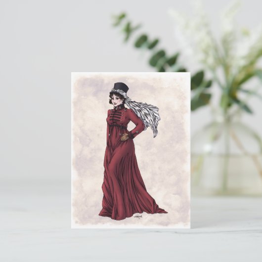 Regency Fashion - Lady #5 - Postcard Postkarte (Stehend Vorderseite)