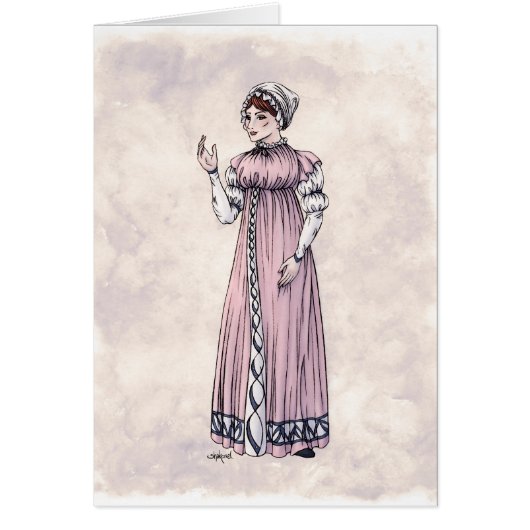 Regency Fashion - Lady #6 - Art Card (Vorne)