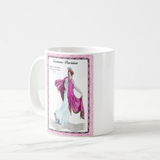 Regency Fashion Plate Tasse (Vorderseite Links)
