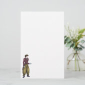 Regency Fashion Stationery - Gentleman #6 Briefpapier (Stehend Vorderseite)