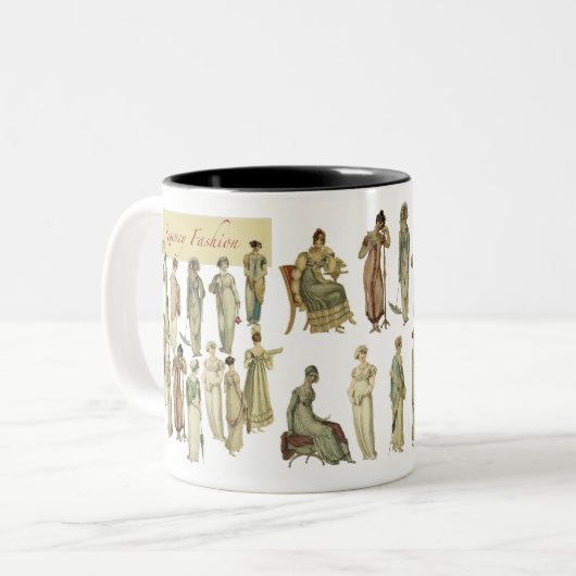 Regency Fashion Tasse (Vorderseite Links)