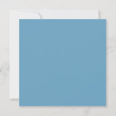 Regency French Blue Fleur de Wedding Save the Date (Rückseite)