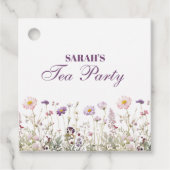 Regency Garden Birthday Party Geschenkanhänger (Vorderseite)