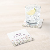 Regency Garden Birthday Party Rechteckiger Pappuntersetzer (Vor Ort)