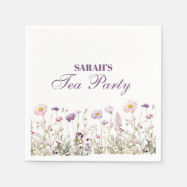 Regency Garden Birthday Party Serviette