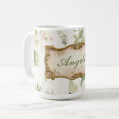 Regency-Garten personalisiert Kaffeetasse (Vorderseite Links)