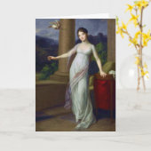 Regency-Gelage Karte (Gelbe Blume)