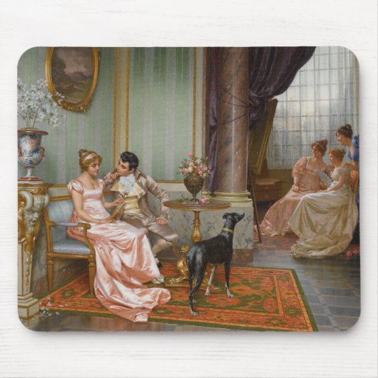 Regency-Gemälde-Mauspad Mousepad (Vorne)