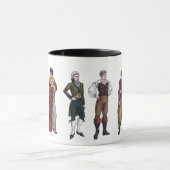 Regency Gentlemen History Fashion Jane Austen Tass Tasse (Zentrum)