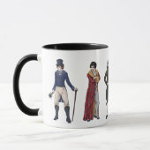 Regency Gentlemen History Fashion Jane Austen Tass Tasse (Links)