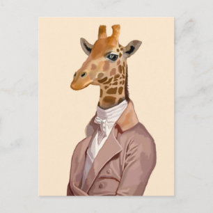 Regency Giraffe 2 Postkarte