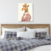 Regency Giraffe Leinwanddruck (Insitu (Schlafzimmer))