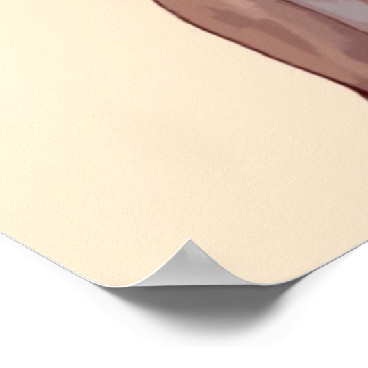 Regency Giraffe Poster (Ecke)