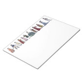 Regency Historical Fashion Art - Large Notepad #1 Notizblock (angewinkelt)