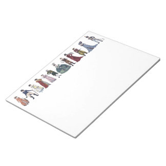 Regency Historical Fashion Art - Large Notepad #1 Notizblock