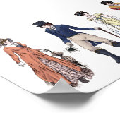 Regency Historical Fashion - Long 20x4.5 Poster (Ecke)