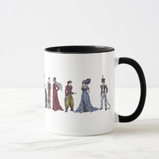 Regency Historische Mode Jane Austen Tasse (Rechts)