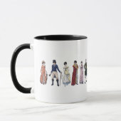 Regency Historische Mode Jane Austen Tasse (Links)