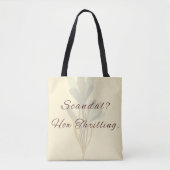 Regency Inspired Witty Minimalist Tote Bag Tasche (Vorderseite)