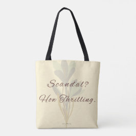 Regency-inspirierter, witziger minimalistischer To Tasche